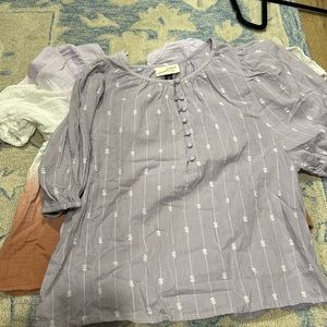 Summer Puff Sleeve Tops